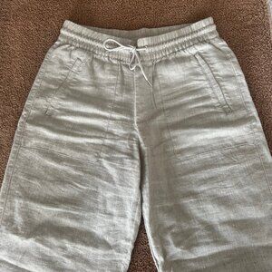 Beige Linen Pants